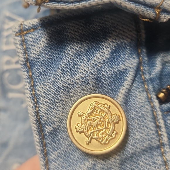 J. Crew Wide Leg Cropped Jeans, Size 25p - Picture 3 of 8